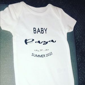 Custom baby onesies any design for $12